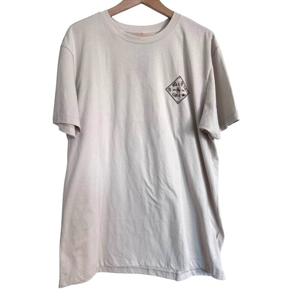 Salty Crew Tippet Fill Tee Size Large Bone Short Sleeve NWT Shirt - Picture 3 of 8